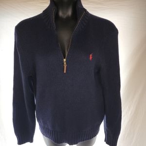 Ralph lauren polo zip-up sweater